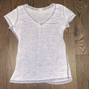 Plain purple T-shirt, very soft, from Garage.